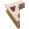 Ekena Millwork 8-in W x 18-in D x 26-in H Funston Block Rough Cedar Woodgrain TimberThane Outlooker, Primed Tan OUTUR080X18X26FST44RCPR - alternate 2